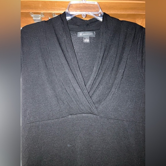 Inc International Concepts Tops Lot Black/White Short Sleeve Size Large V Neck - Picture 4 of 7